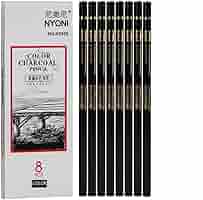 チャコール鉛筆画 Amazon | Maries アーティスト チャコール鉛筆 12本セット